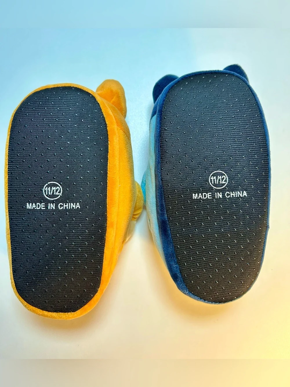 Bluey Plush Slippers for Kids - Soft Cozy Indoor Shoes, 11/12